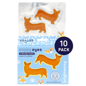 SpaLife Puppy Eyes Corgi Under Eye Patches showing individual packaging