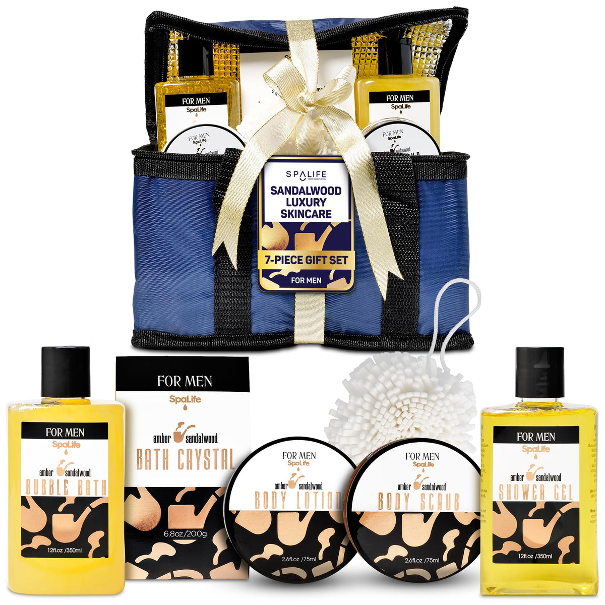 SpaLife Sandalwood Gift Set for Men front view