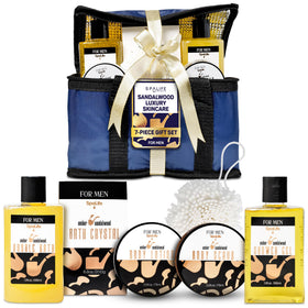 SpaLife Sandalwood Gift Set for Men front view
