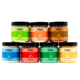 Spazazz Escape Aromatherapy Hot Tub & Spa Salt Sampler Pack front view
