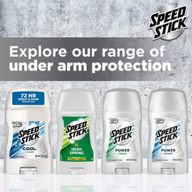Speed Stick Antiperspirant Deodorant standing on a desk