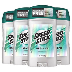 Speed Stick Men's Deodorant Aluminum Free 4 Pack front view