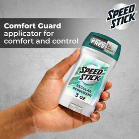 Speed Stick Men's Deodorant Aluminum Free application