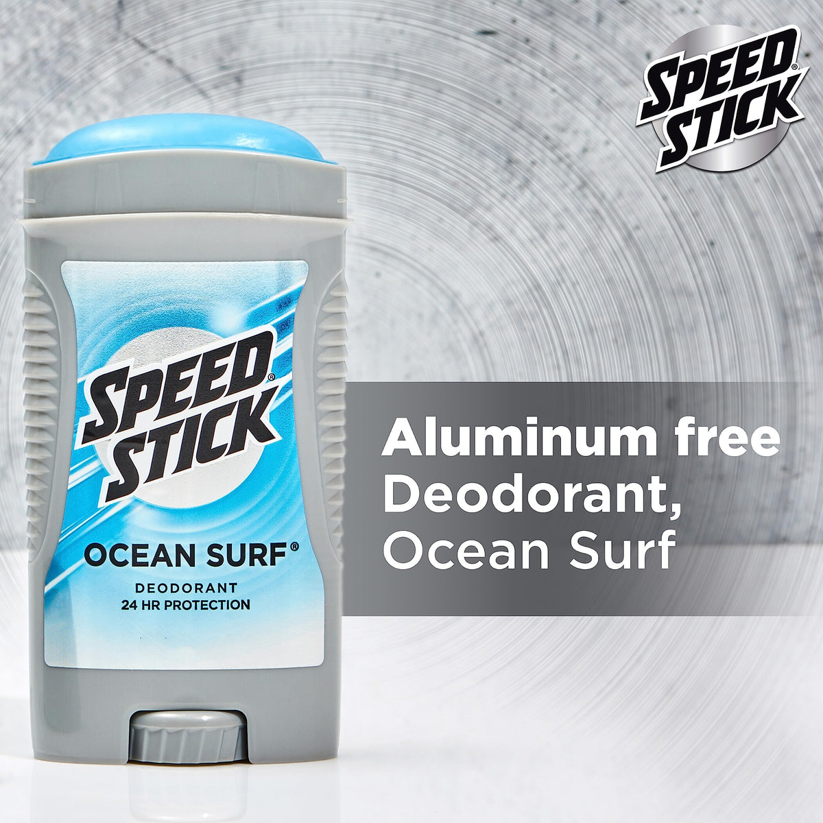 Speed Stick Men's Deodorant Ocean Surf packaging side view