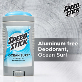 Speed Stick Men's Deodorant Ocean Surf packaging side view
