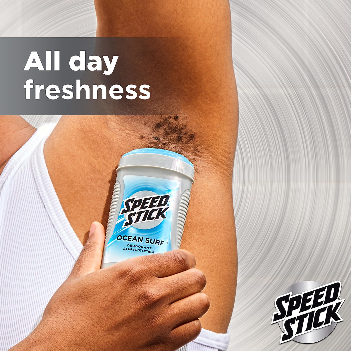 Speed Stick Men's Deodorant Ocean Surf showing ingredients list