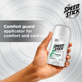Speed Stick Power Antiperspirant Deodorant Fresh Scent on a grooming shelf