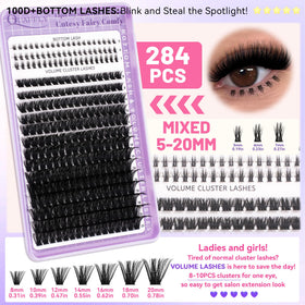 Spike lashes from QUAFFLY Lash Extension Kit