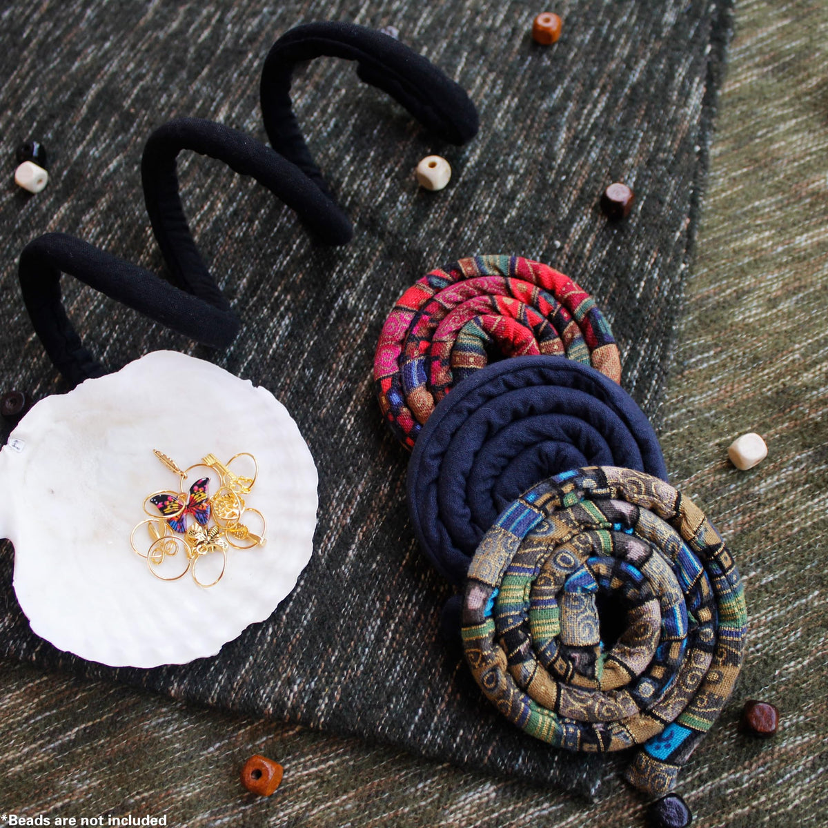 Spiral Lock Hair Tie assortment of colours