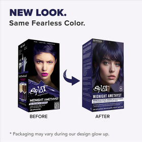 Splat Midnight Amethyst Hair Dye Kit application instructions
