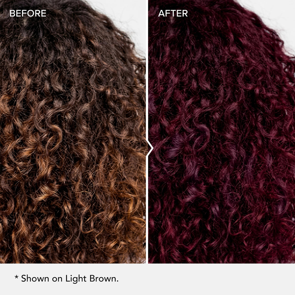 Splat Midnight Black Cherry Hair Dye application process