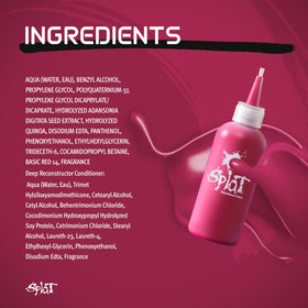 Splat Midnight Pink Sapphire hair dye on hair model