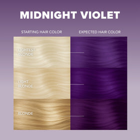 Splat Midnight Violet hair dye kit gloves