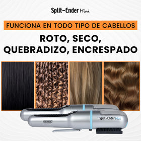 Split-Ender Mini cordless split end hair trimmer with batteries included