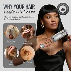 Split-Ender Mini hair trimmer in lifestyle setting