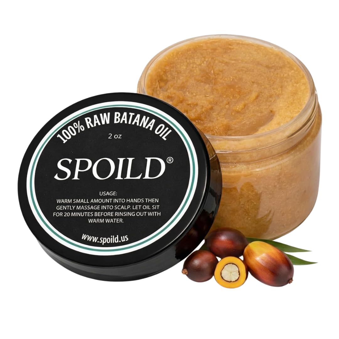 SPOILD Raw Batana Oil 2 oz bottle front view