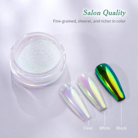 Sponge applicators included with Pretty Diva Aurora Nail Powder