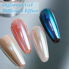 Sponge applicators included with Pretty Diva Moonlight Chrome Nail Powder