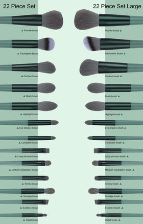 Sponge egg set from Koccido makeup brush kit