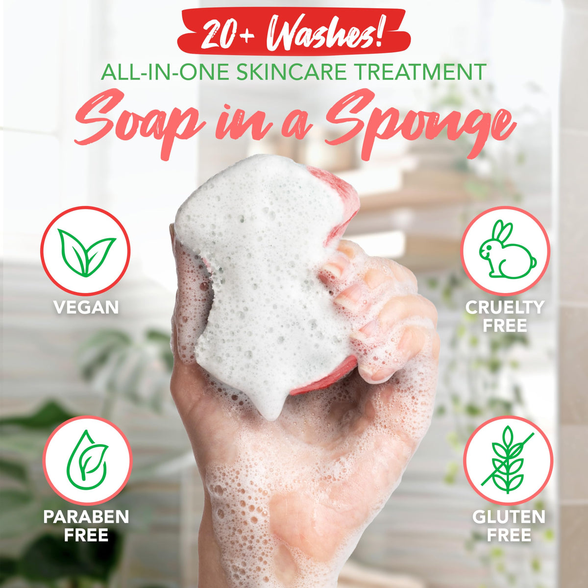 Spongeables Pedi Scrub Foot Exfoliating Sponge close-up of textured side