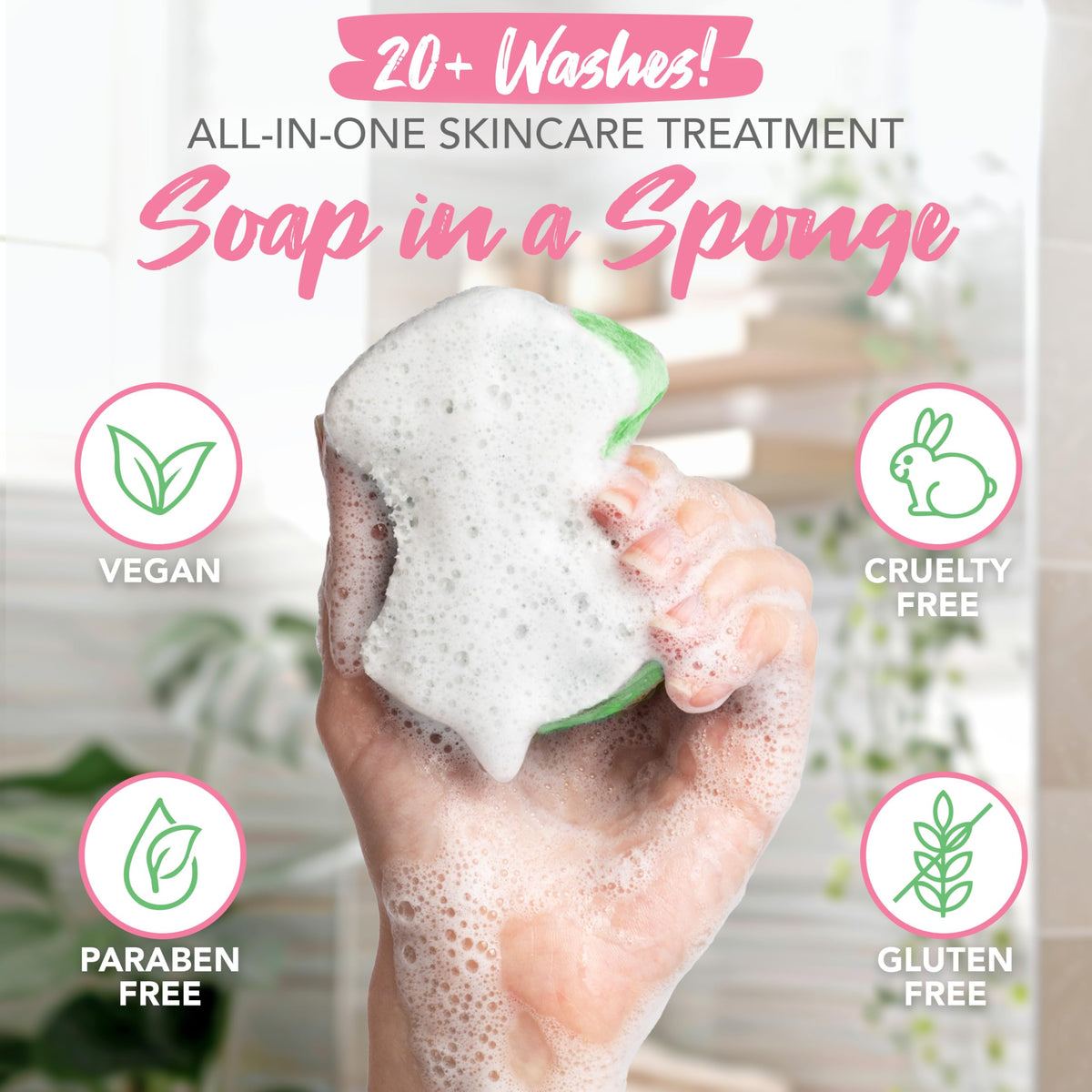 Spongeables Pedi Scrub Foot Exfoliating Sponge in packaging