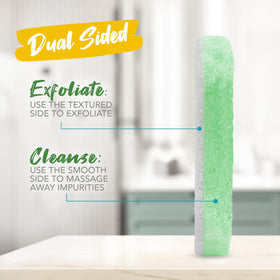 Spongeables Pedi Scrub with foam lather during use
