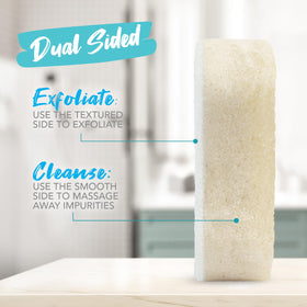 Spongeables Pedi Scrub with shea butter and olive oil ingredients