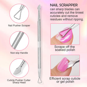 Spoon-shaped cuticle pusher from Makartt