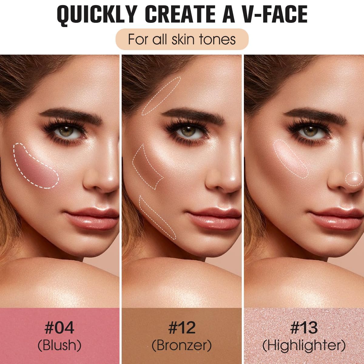 SPRINGSKY contour palette open displaying all 16 colors