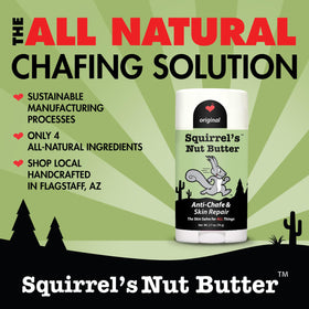 Squirrel's Nut Butter Anti Chafing Stick side view