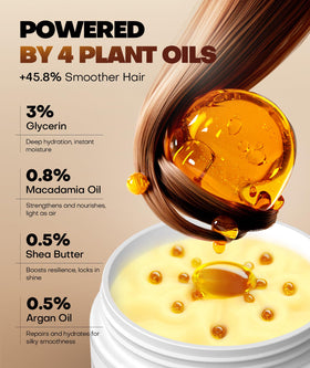 Srripo Collagen Hair Mask 250ml application on hair