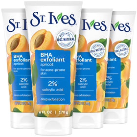 St. Ives Acne Control Apricot Face Scrub 6 oz tube front view