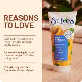St. Ives Acne Control Apricot Face Scrub packaging details