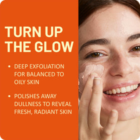 St. Ives Apricot Scrub travel-size tubes on a bathroom counter