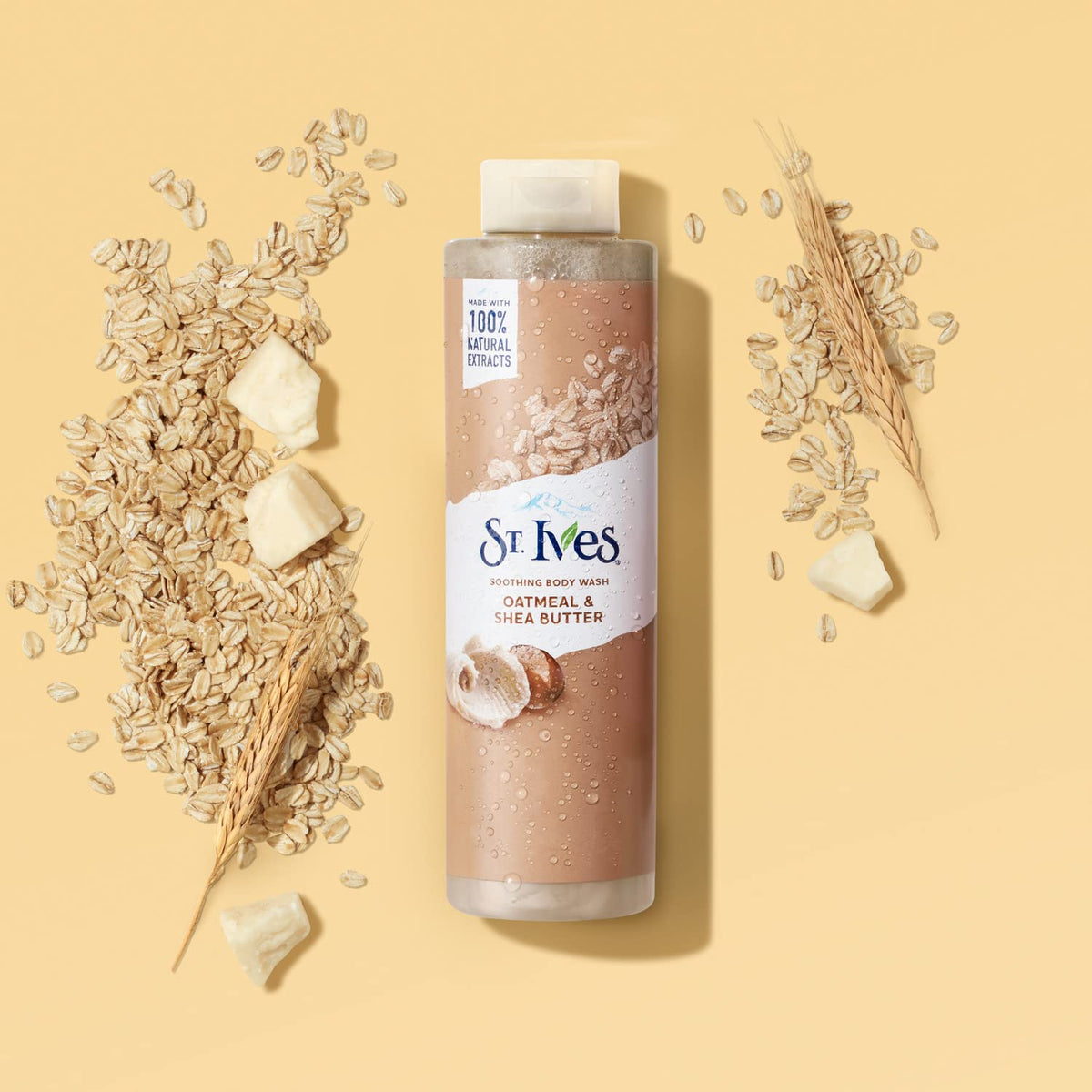 St. Ives Body Wash in bathroom setting