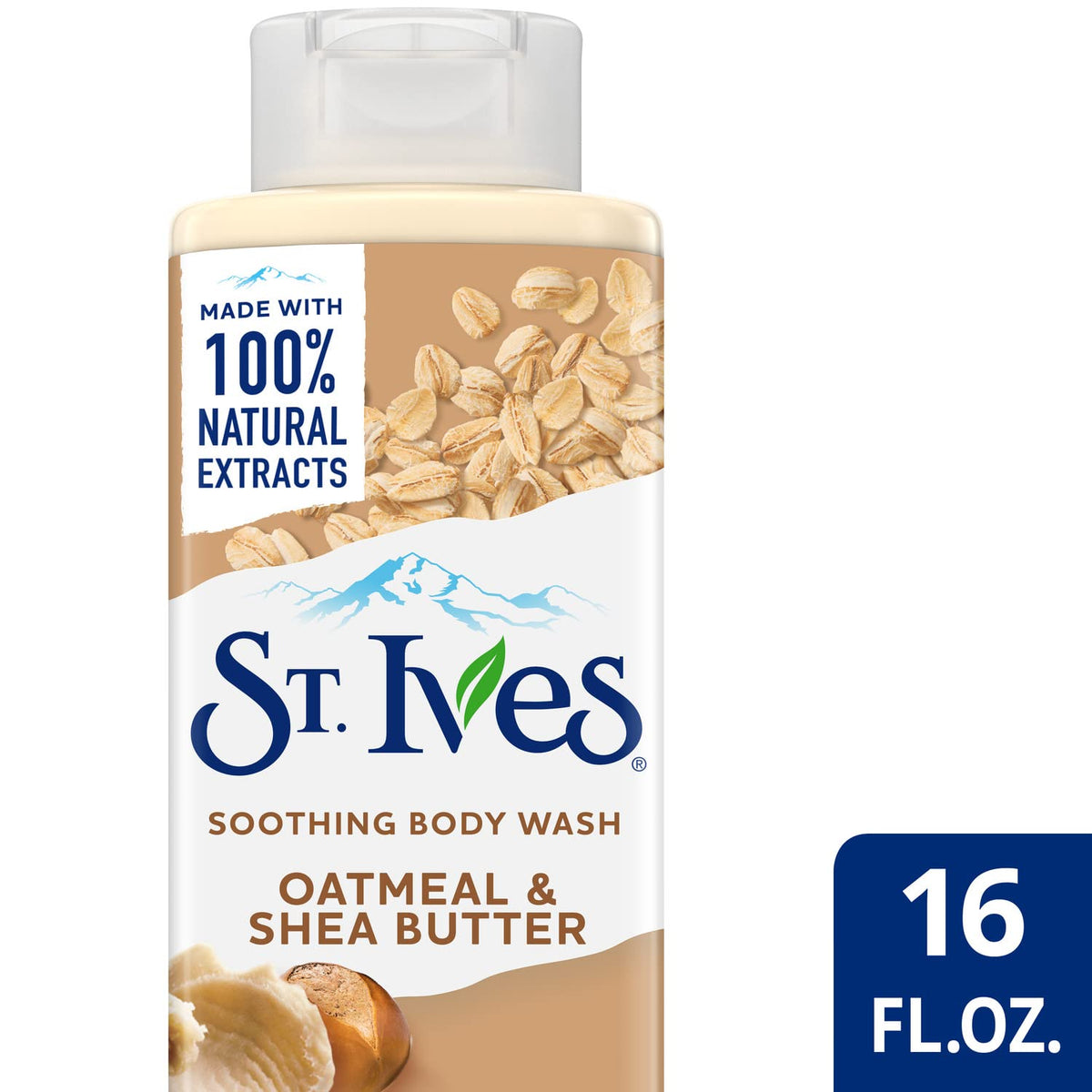 St. Ives Body Wash Soothing Oatmeal & Shea Butter 6-Pack packaging