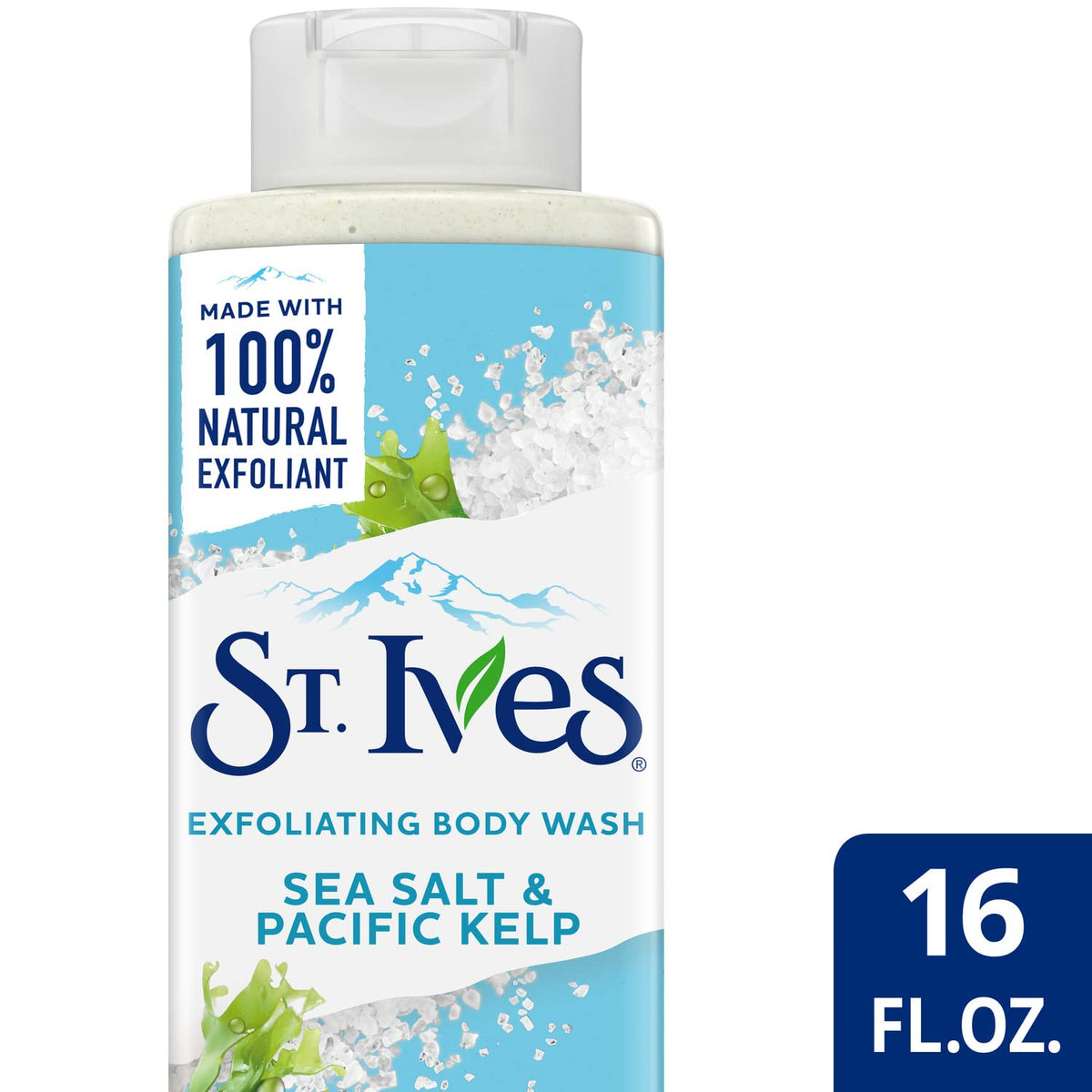 St. Ives Exfoliating Body Wash in a bath setting