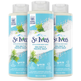 St. Ives Exfoliating Body Wash Sea Salt & Pacific Kelp 16 Oz front view