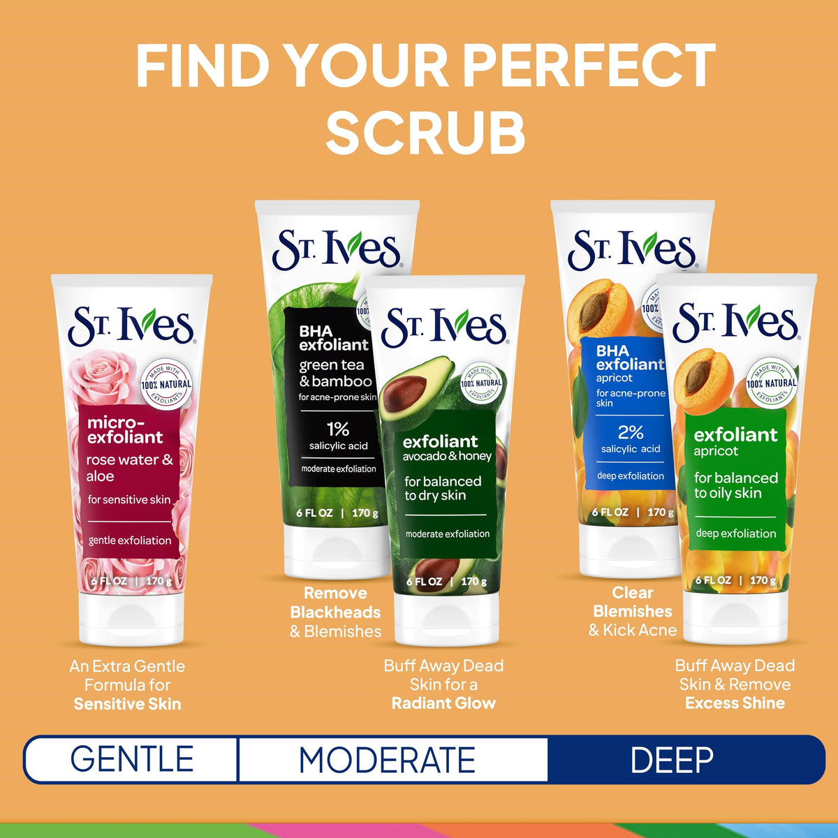 St. Ives Fresh Skin Apricot Face Scrub ingredients list