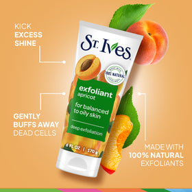 St. Ives Fresh Skin Apricot Face Scrub packaging details
