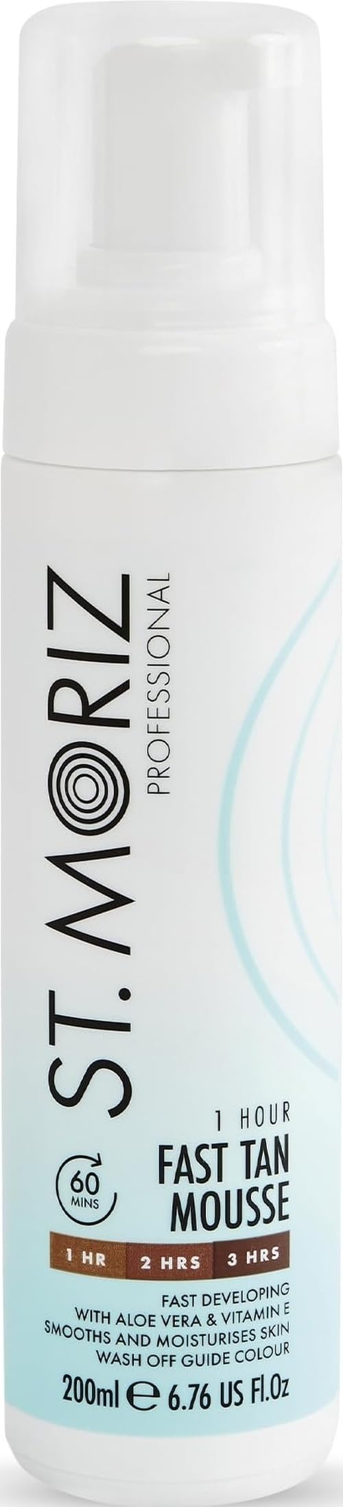 ST. MORIZ Professional 1 Hour Fast Self Tanner Mousse front view