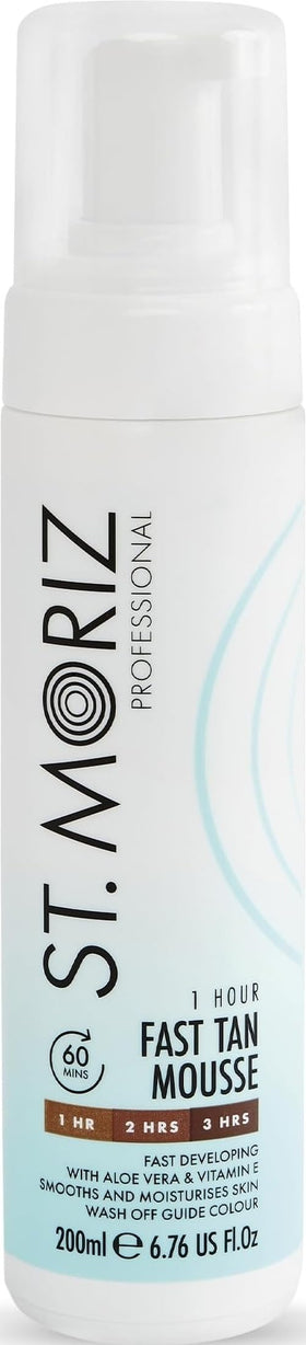 ST. MORIZ Professional 1 Hour Fast Self Tanner Mousse front view