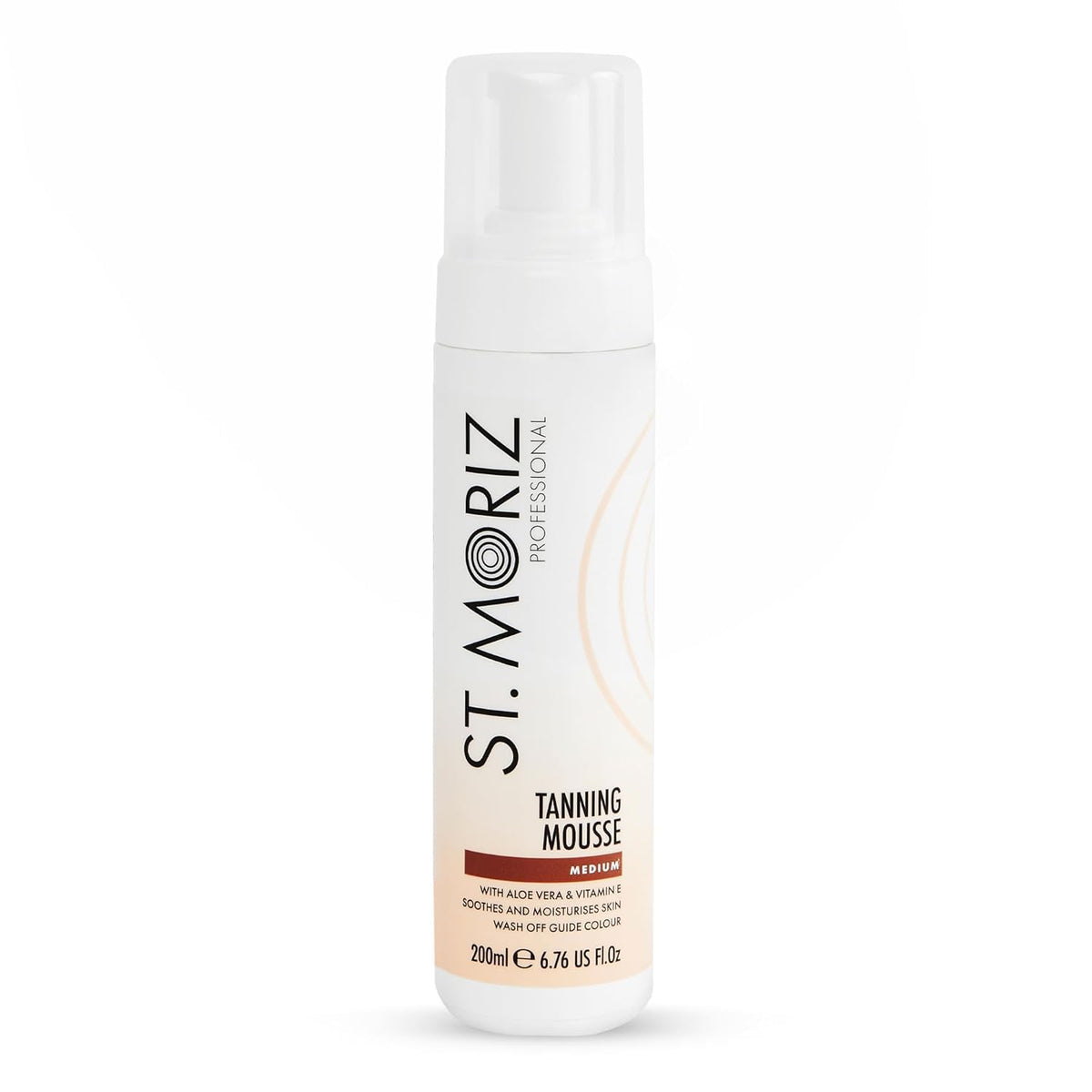 ST. MORIZ Professional Medium Self Tanner Mousse bottle front view