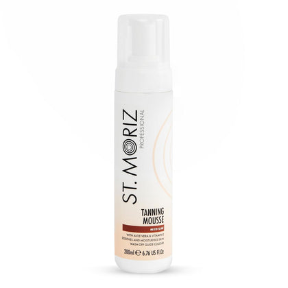 ST. MORIZ Professional Medium Self Tanner Mousse bottle front view