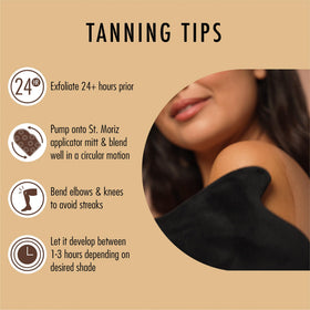 ST. MORIZ tanning mitt for application