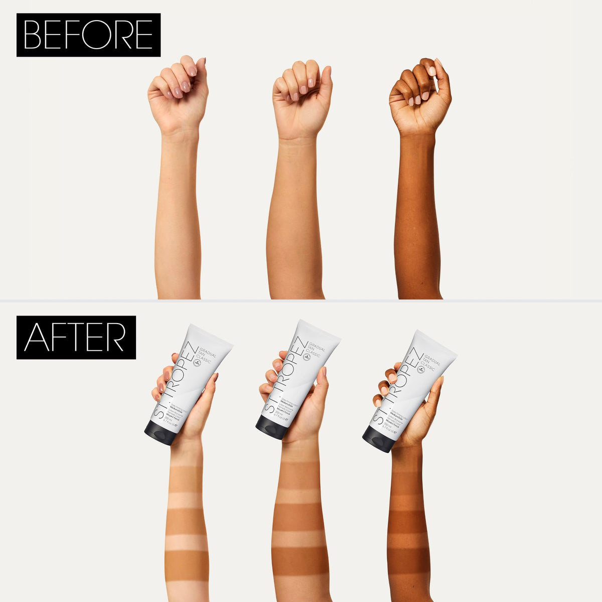 St.Tropez Gradual Tan Firming Lotion texture close-up