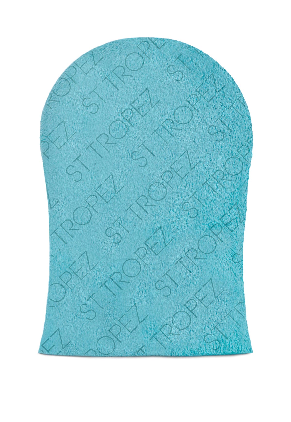 St.Tropez Self Tan Applicator Mitt front view in velvet teal