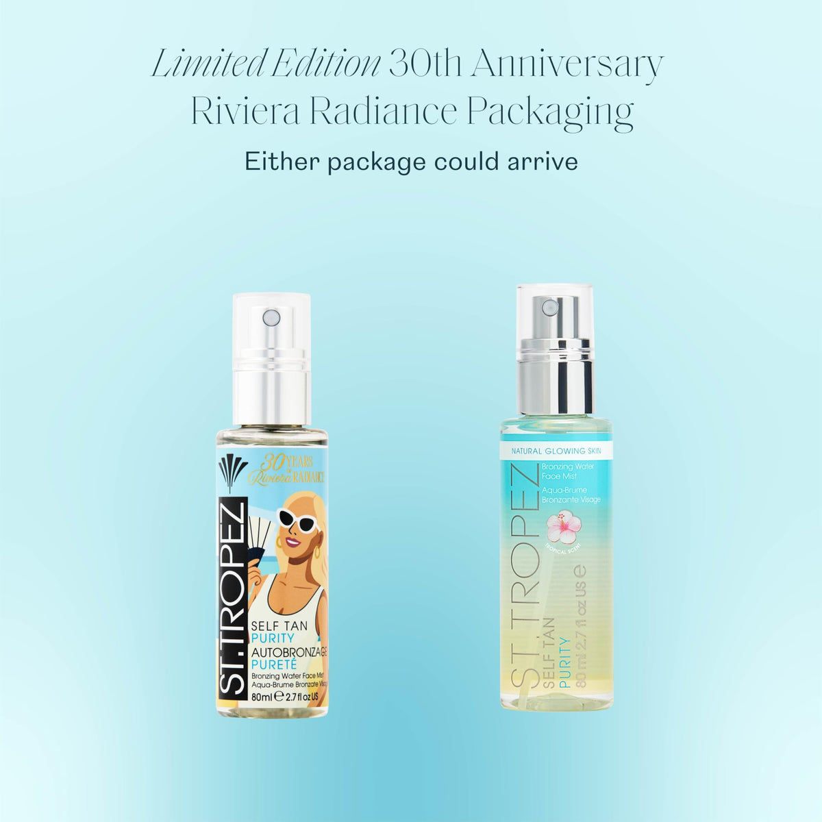 St.Tropez Self Tan Purity Bronzing Water Face Mist packaging