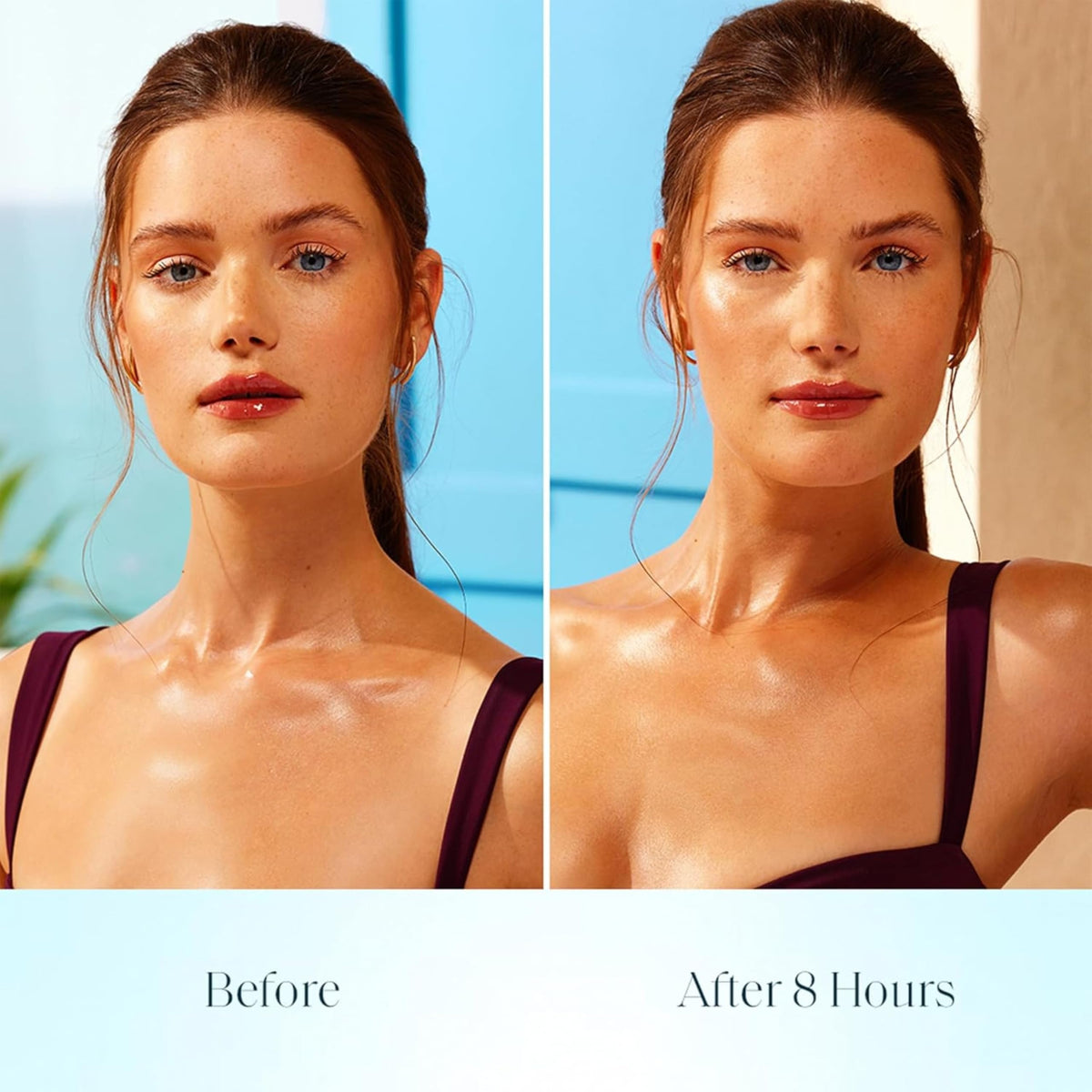St.Tropez Self Tan Purity Face Mist with skincare products
