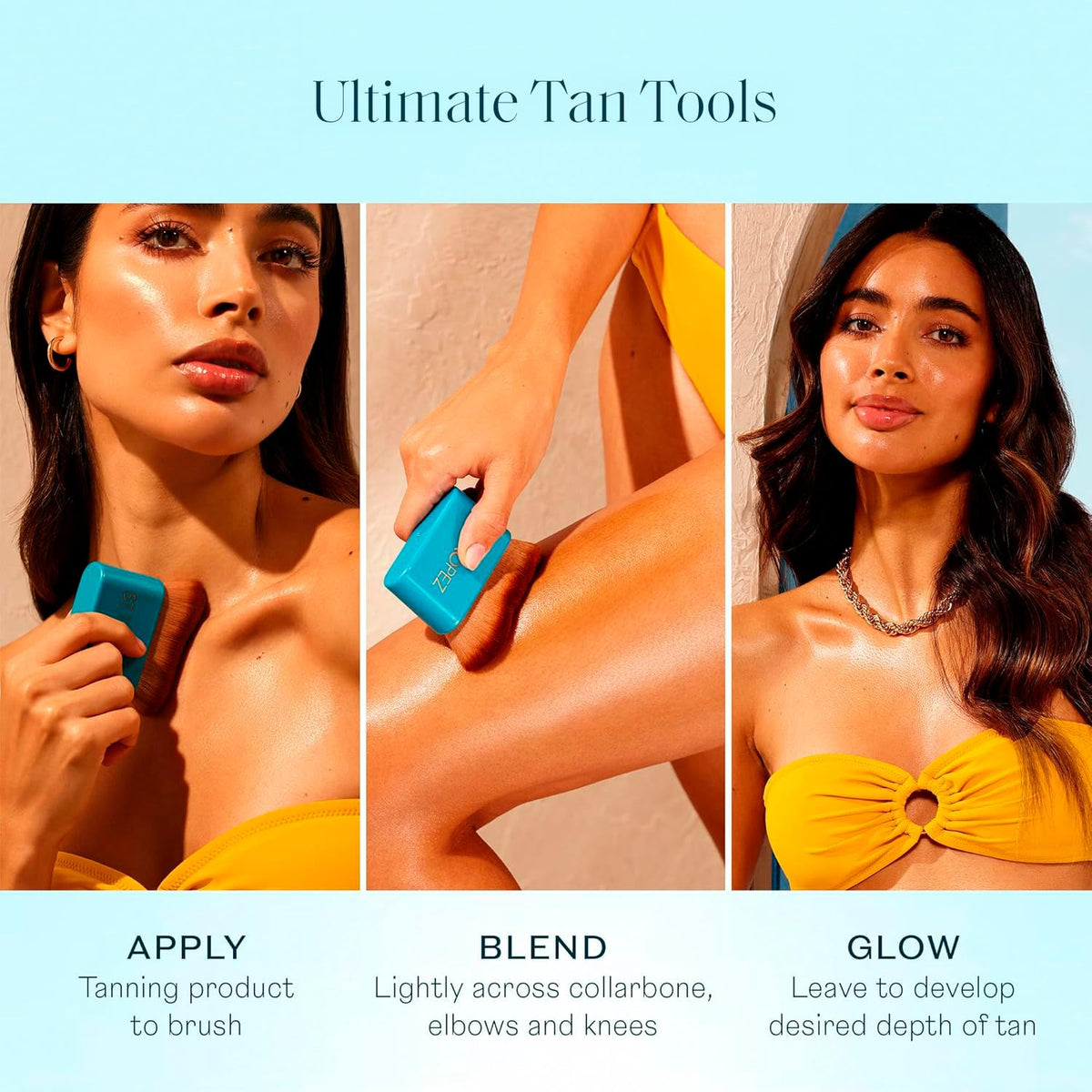 St.Tropez tanning mitt showing plush texture